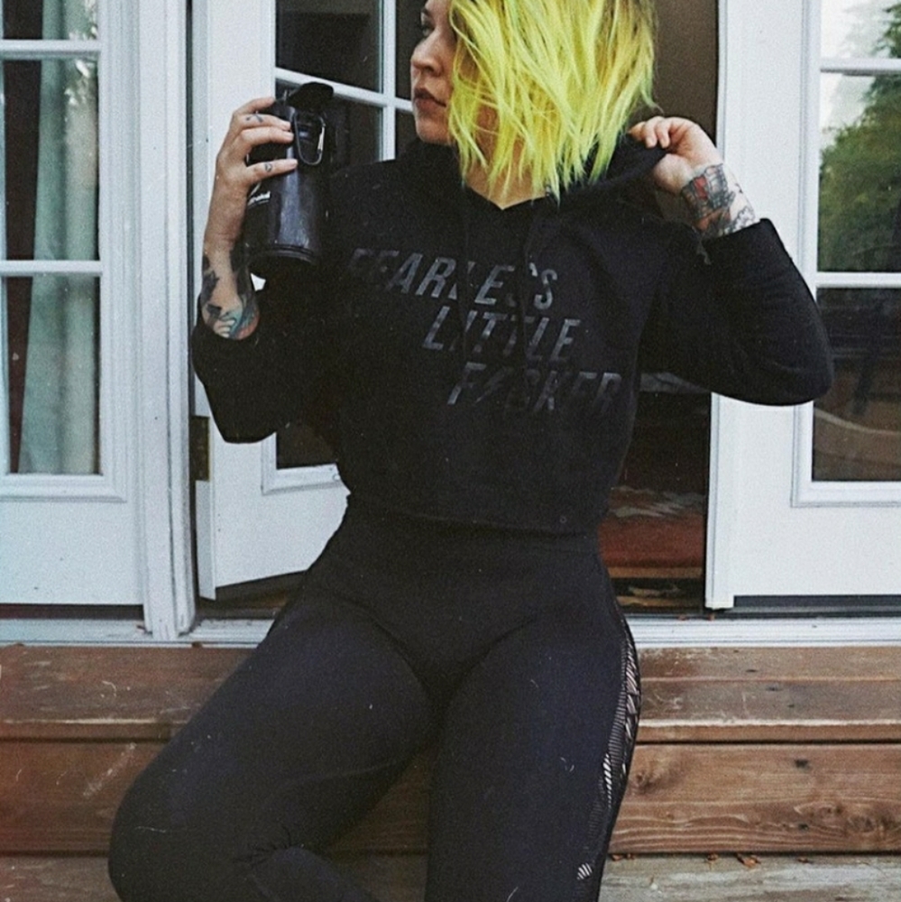 Girrlscout Fearless Cropped Hoodie